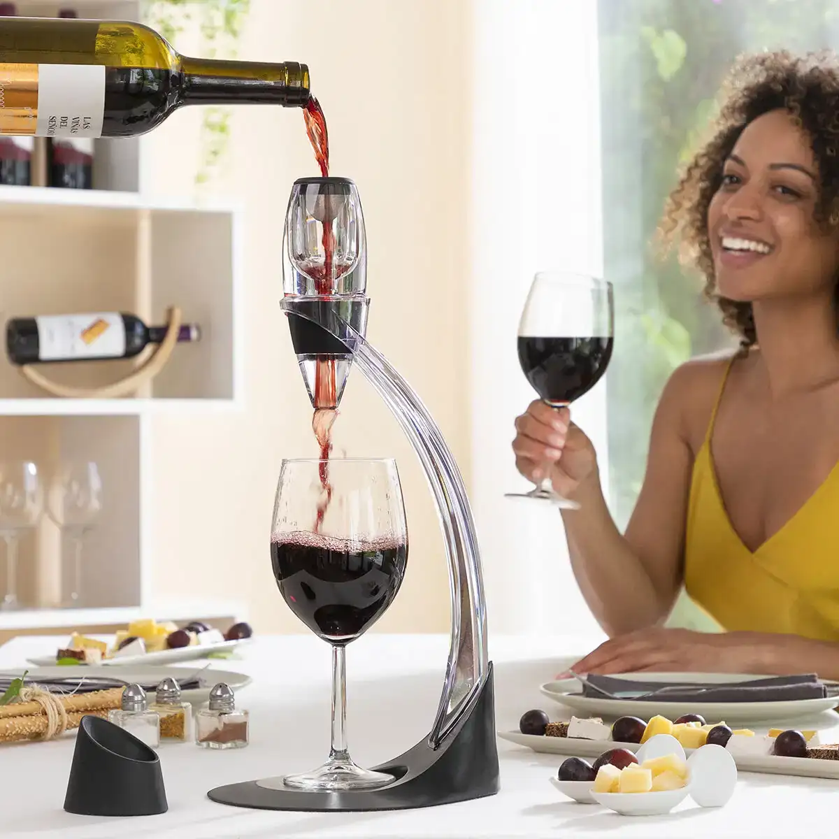 Decanteur a vin professionnel avec support tour et base anti goutte winair innovagoods_8660. DIAYTAR COTE D'IVOIRE - L'Art du Shopping Facilité. Naviguez sur notre plateforme en ligne pour découvrir une expérience d'achat fluide et agréable, avec une gamme de produits adaptés à tous.