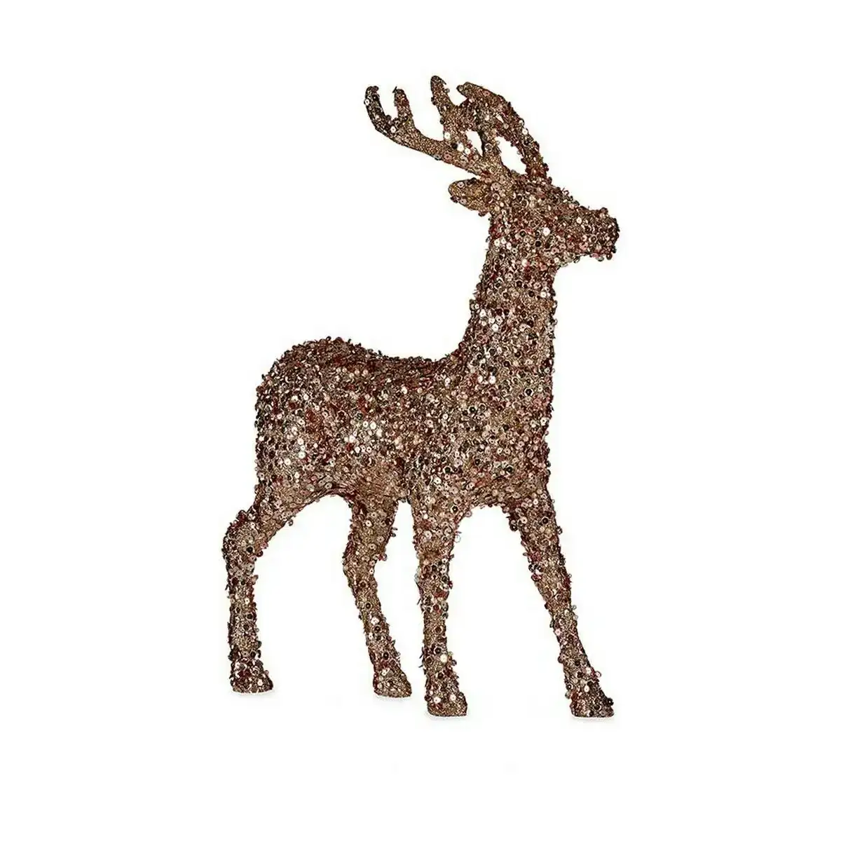 Decoration moyen renne 15 x 45 x 30 cm dore bronze plastique_8984. DIAYTAR COTE D'IVOIRE - Votre Destination pour un Shopping Réfléchi. Découvrez notre gamme variée et choisissez des produits qui correspondent à vos valeurs et à votre style de vie.