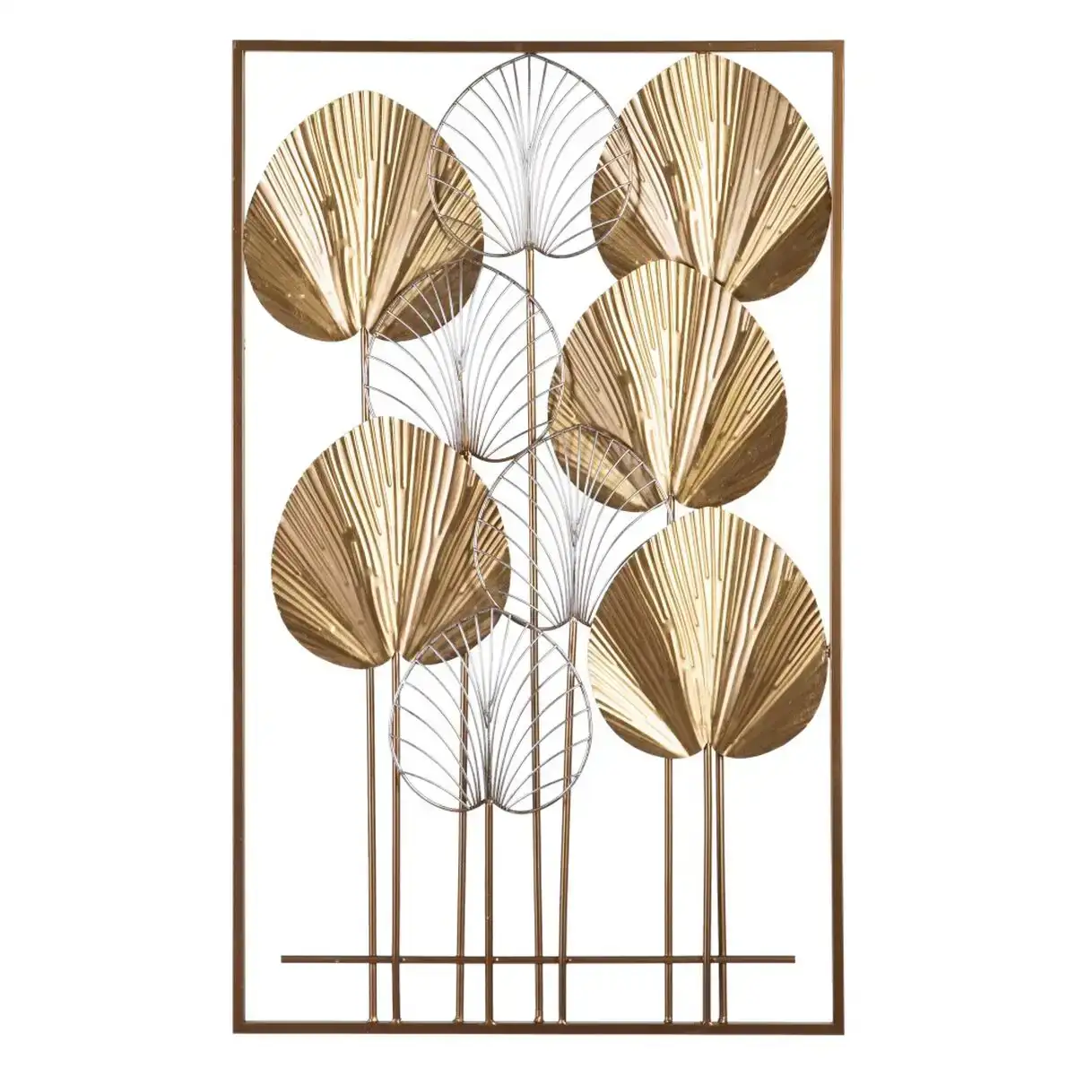 Decoration murale 54 x 5 x 91 5 cm dore metal_3804. Entrez dans l'Univers de DIAYTAR COTE D'IVOIRE - Où Chaque Produit est une Découverte. Explorez notre gamme variée et trouvez des articles qui vous surprennent et vous inspirent.