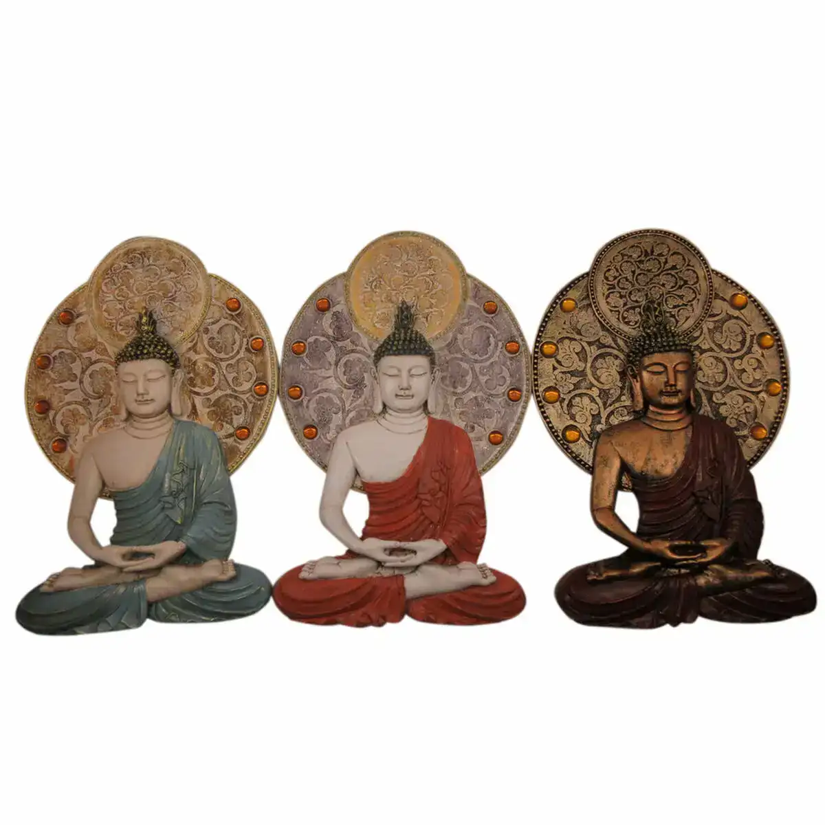 Decoration murale dkd home decor 20 x 4 x 30 3 cm rouge bleu dore buda oriental 3 pieces _2811. DIAYTAR COTE D'IVOIRE - Là où Chaque Achat a du Sens. Explorez notre gamme et choisissez des produits qui racontent une histoire, du traditionnel au contemporain.