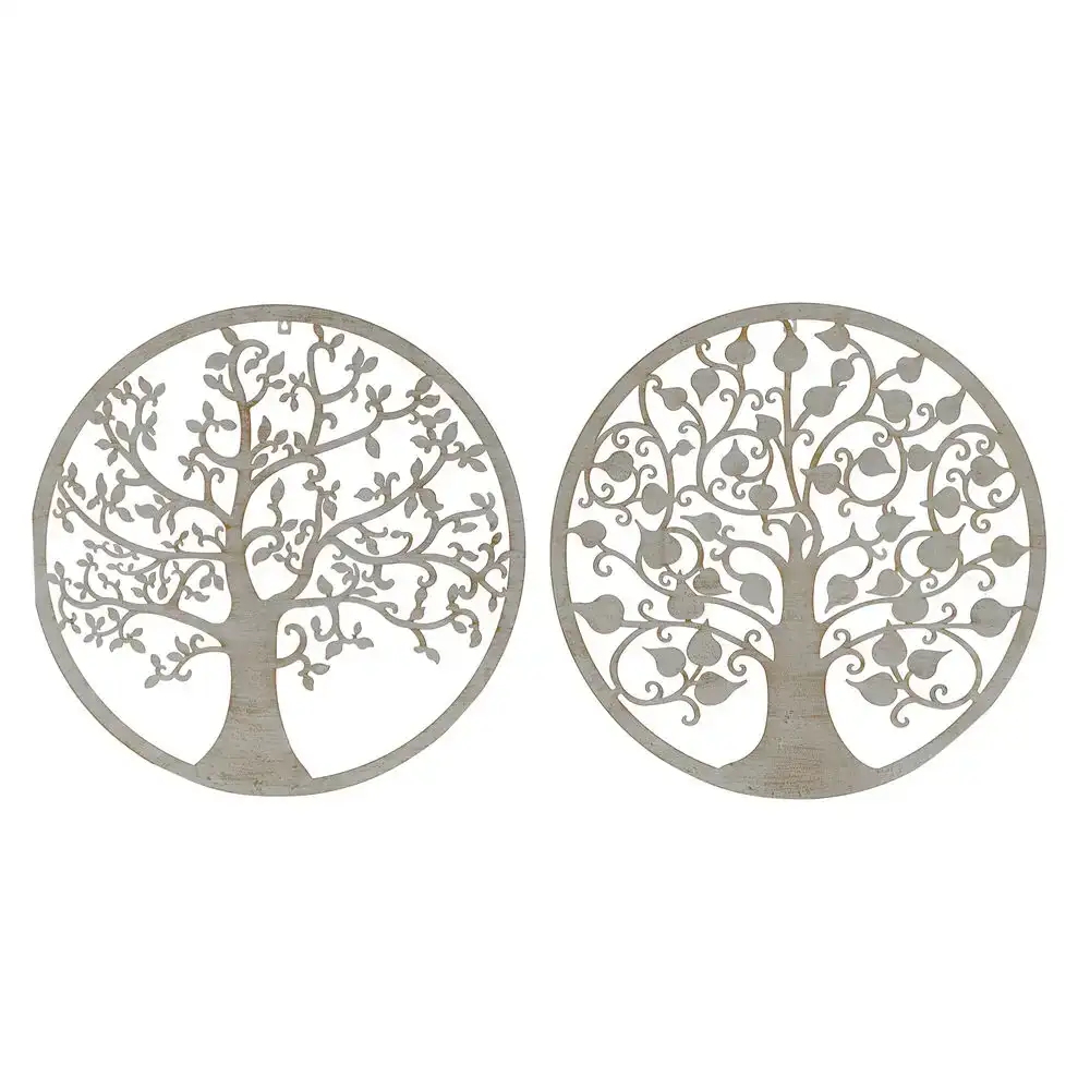 Decoration murale dkd home decor arbre dore blanc indien 60 x 1 x 60 cm 2 unites _1303. DIAYTAR COTE D'IVOIRE - Là où Chaque Achat a du Sens. Explorez notre gamme et choisissez des produits qui racontent une histoire, du traditionnel au contemporain.