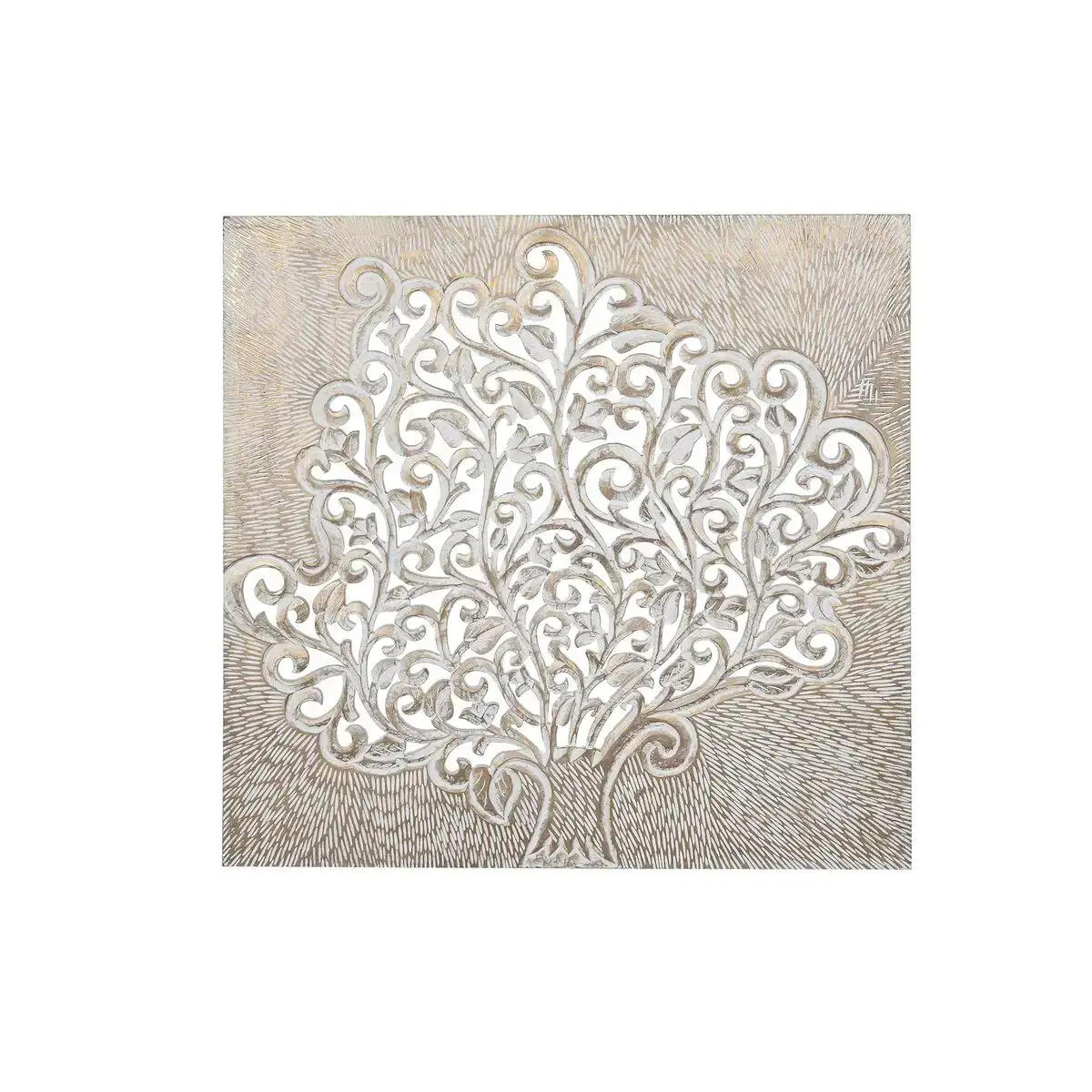 Decoration murale dkd home decor arbre mdf 120 x 4 x 120 cm _2783. DIAYTAR COTE D'IVOIRE - Où l'Élégance Rencontre l'Authenticité. Naviguez à travers notre boutique en ligne et choisissez des produits qui incarnent le style et la tradition du Côte d'Ivoire.