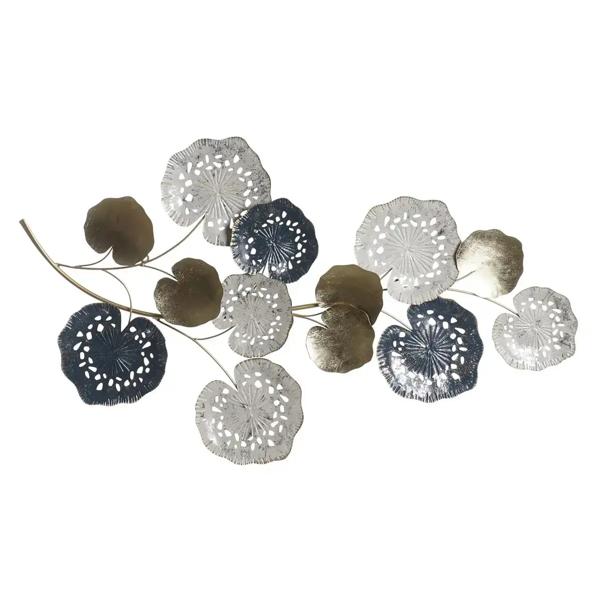 Decoration murale dkd home decor bleu dore metal blanc feuille d une plante 55 x 6 4 x 118 cm _8645. Bienvenue sur DIAYTAR COTE D'IVOIRE - Où Chaque Article a son Histoire. Découvrez notre sélection méticuleuse de produits qui racontent l'authenticité et la beauté du Côte d'Ivoire.