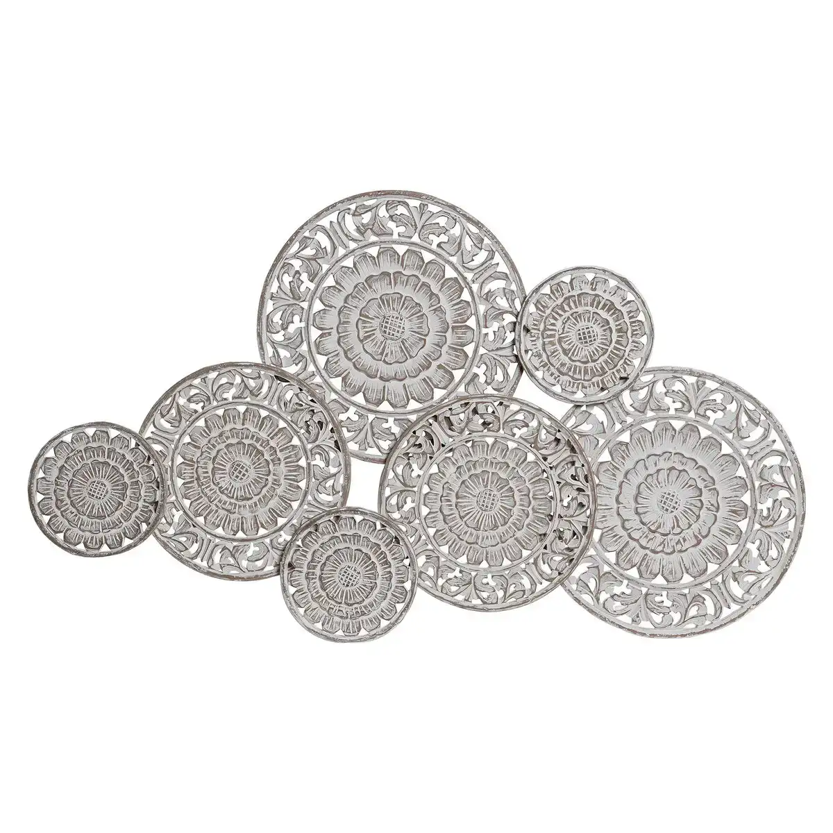 Decoration murale dkd home decor bois de manguier tropical cercles 108 x 3 5 x 64 cm _1543. DIAYTAR COTE D'IVOIRE - Votre Passage vers la Découverte. Explorez notre boutique en ligne pour trouver des trésors qui vous attendent, du traditionnel à l'avant-garde.