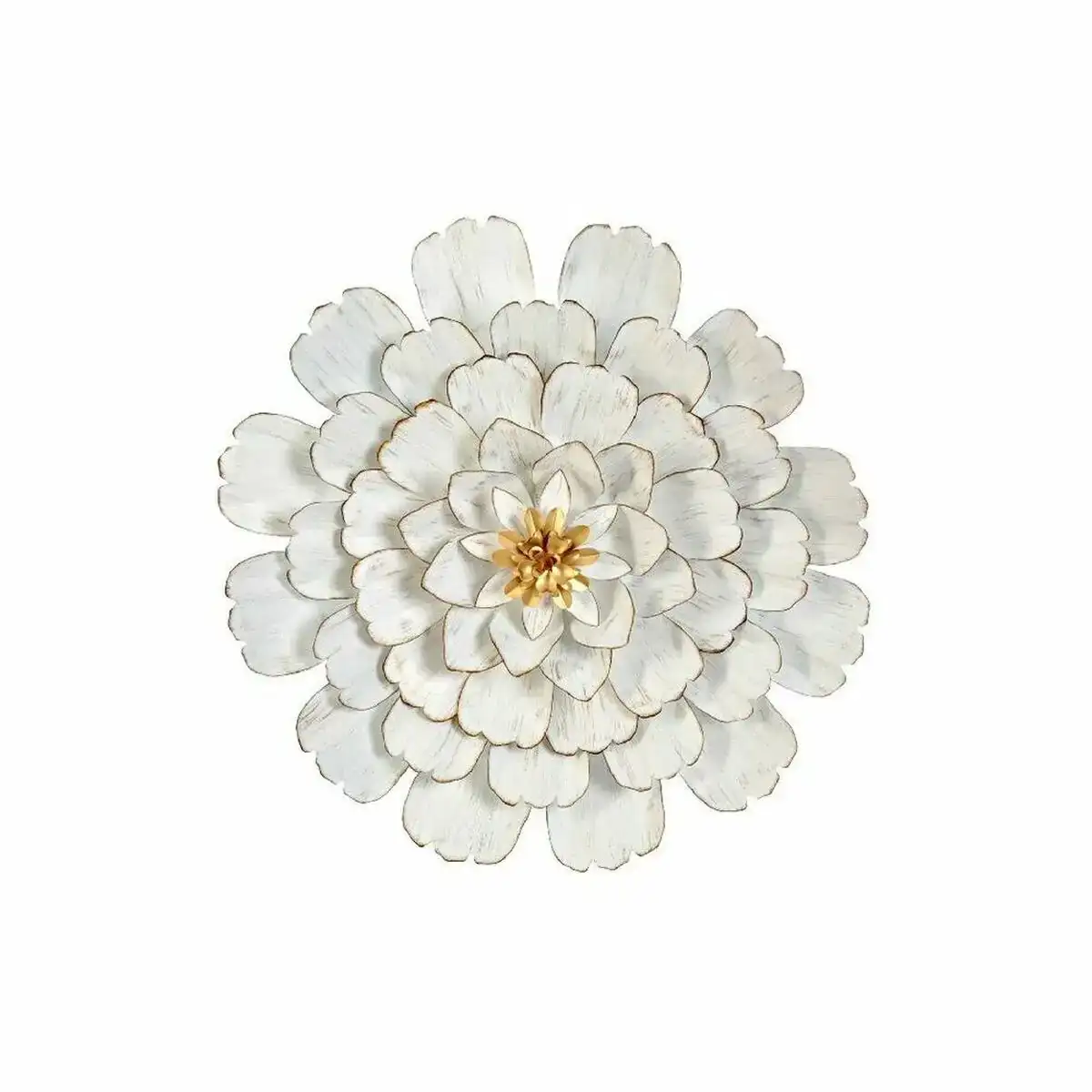 Decoration murale dkd home decor dore metal blanc 60 x 9 x 60 cm _3130. DIAYTAR COTE D'IVOIRE - Là où la Tradition Devient Tendance. Naviguez à travers notre boutique en ligne et choisissez des produits qui allient l'authenticité au contemporain.