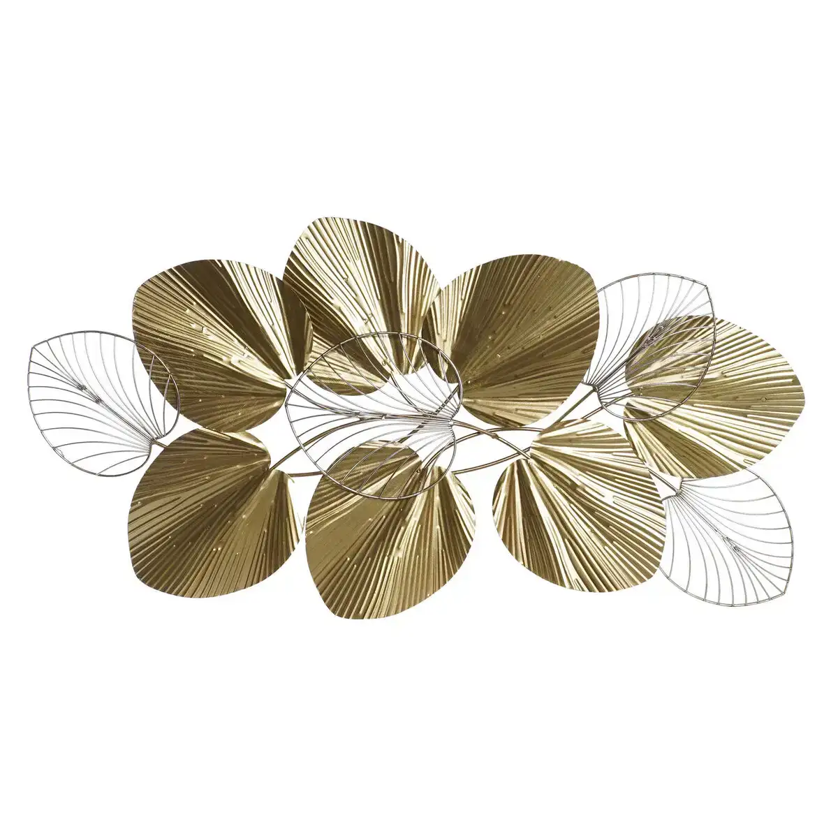Decoration murale dkd home decor dore metal feuille d une plante 100 x 5 5 x 51 cm _7556. DIAYTAR COTE D'IVOIRE - Là où le Shopping Devient une Expérience. Naviguez à travers notre catalogue diversifié et découvrez des produits qui ajoutent de la couleur et de la passion à votre vie.