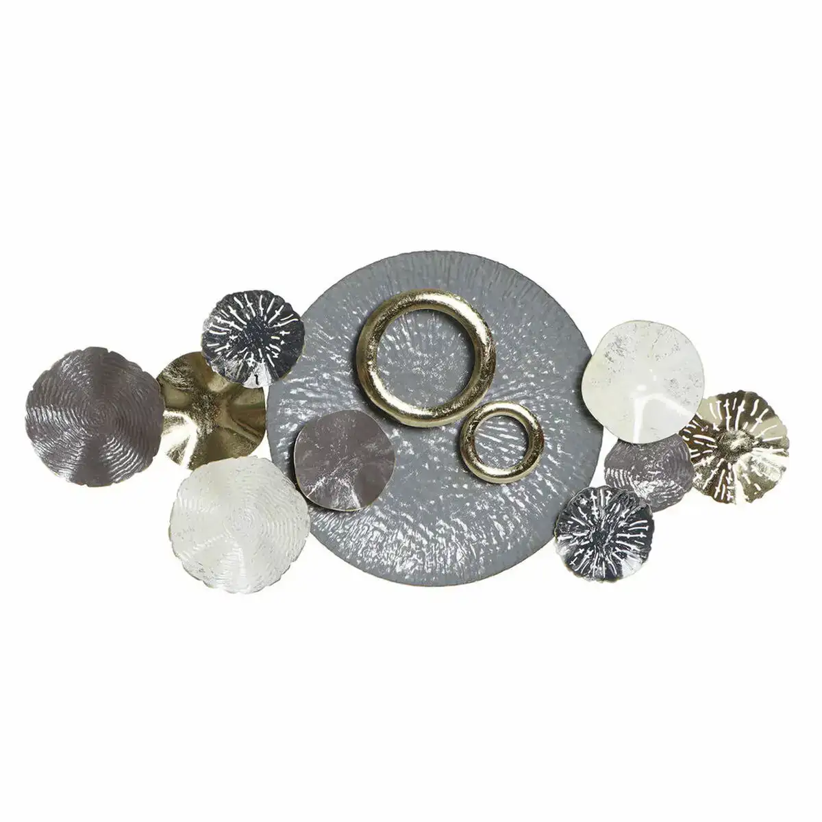 Decoration murale dkd home decor gris dore metal 134 6 x 9 5 x 61 cm _2749. DIAYTAR COTE D'IVOIRE - Là où Chaque Produit est une Trouvaille Unique. Découvrez notre boutique en ligne et trouvez des articles qui vous distinguent par leur originalité.