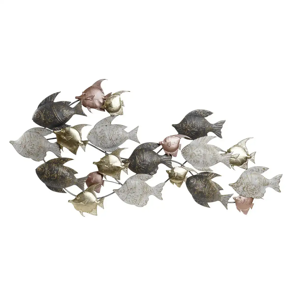Decoration murale dkd home decor gris dore metal marin poissons 134 x 7 x 67 cm _8496. Bienvenue sur DIAYTAR COTE D'IVOIRE - Votre Destination Shopping à la Côte d'Ivoireaise. Explorez notre boutique en ligne et découvrez une gamme variée de produits qui capturent l'esprit du Côte d'Ivoire.