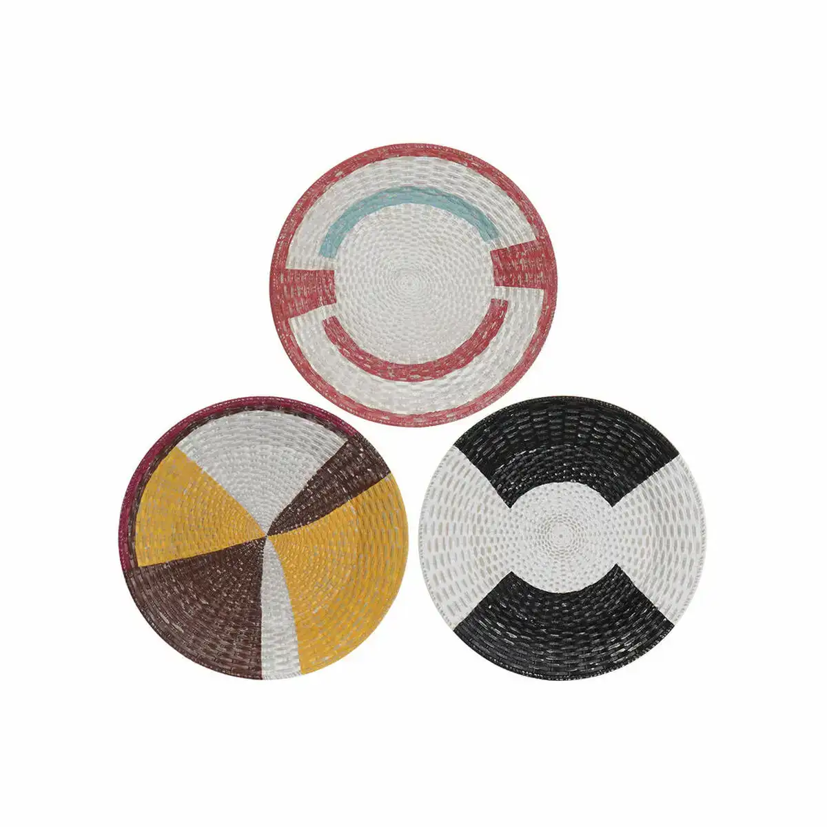 Decoration murale dkd home decor multicouleur boho 34 5 x 3 5 x 34 5 cm 3 pieces _1227. DIAYTAR COTE D'IVOIRE - Là où Chaque Produit Est une Trouvaille. Explorez notre sélection minutieuse et découvrez des articles qui correspondent à votre style de vie et à vos aspirations.