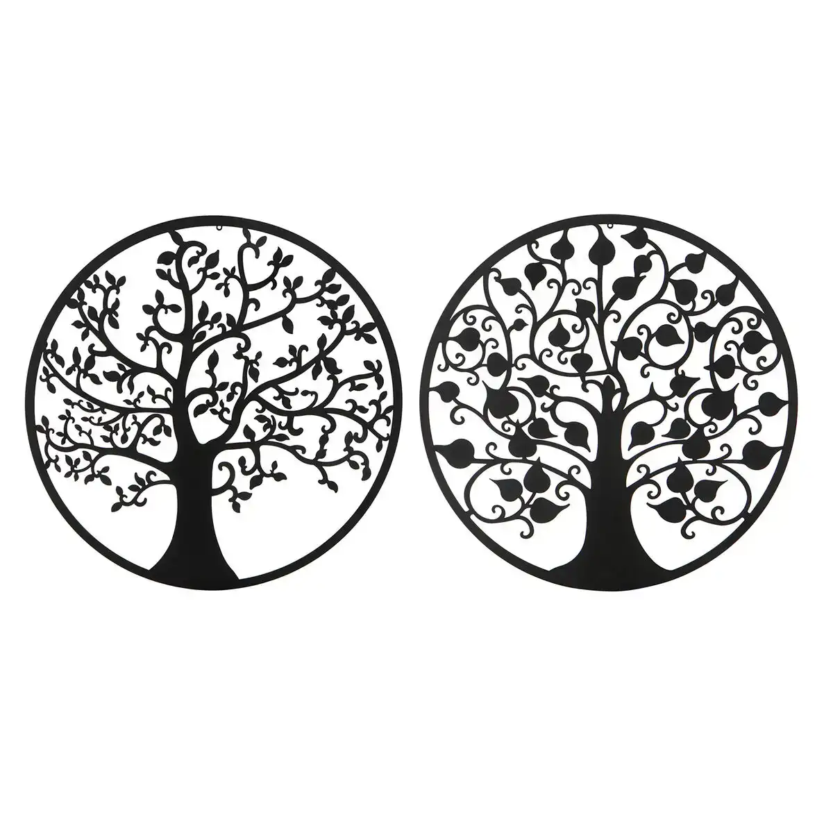 Decoration murale dkd home decor noir arbre indien 100 x 1 x 100 cm 2 unites _6781. DIAYTAR COTE D'IVOIRE - Votre Passage vers l'Élégance Accessible. Parcourez notre boutique en ligne pour trouver des produits qui vous permettent d'allier style et économies.