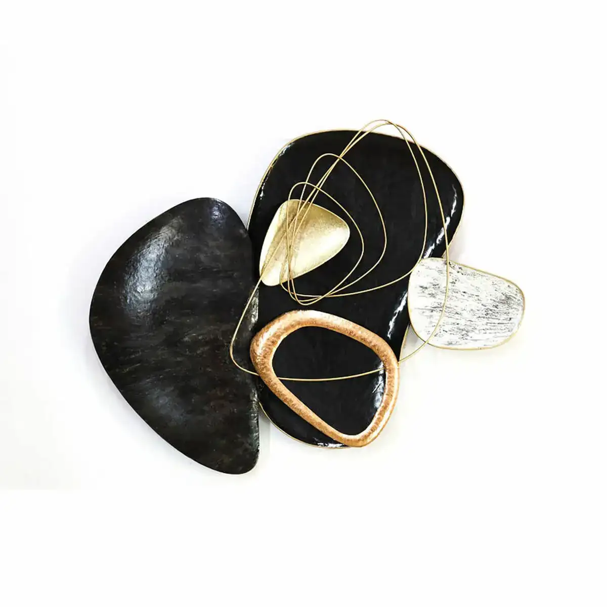 Decoration murale dkd home decor noir dore metal 99 x 10 2 x 86 4 cm _3465. DIAYTAR COTE D'IVOIRE - Où Votre Shopping Prend Vie. Explorez notre boutique en ligne pour trouver des articles qui vous ressemblent et qui ajoutent de l'éclat à votre quotidien.