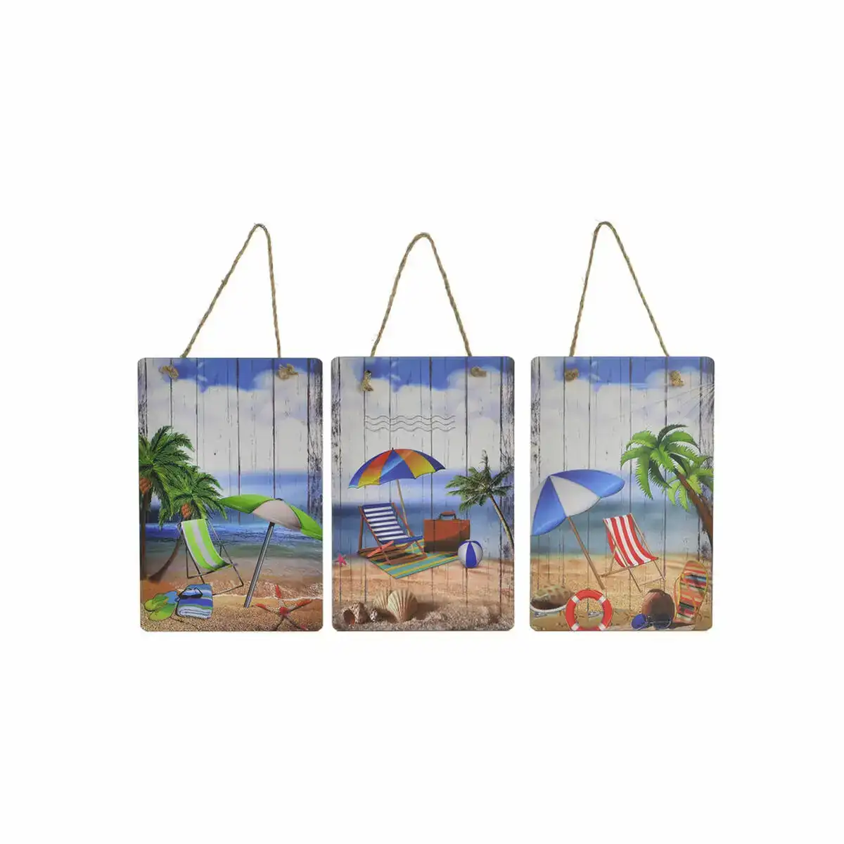Decoration murale dkd home decor plage mediterraneen 20 x 1 6 x 30 cm 3 pieces _9791. DIAYTAR COTE D'IVOIRE - L'Odyssée du Shopping à Votre Portée. Parcourez notre boutique en ligne et partez à la découverte d'articles qui rendront chaque jour spécial.