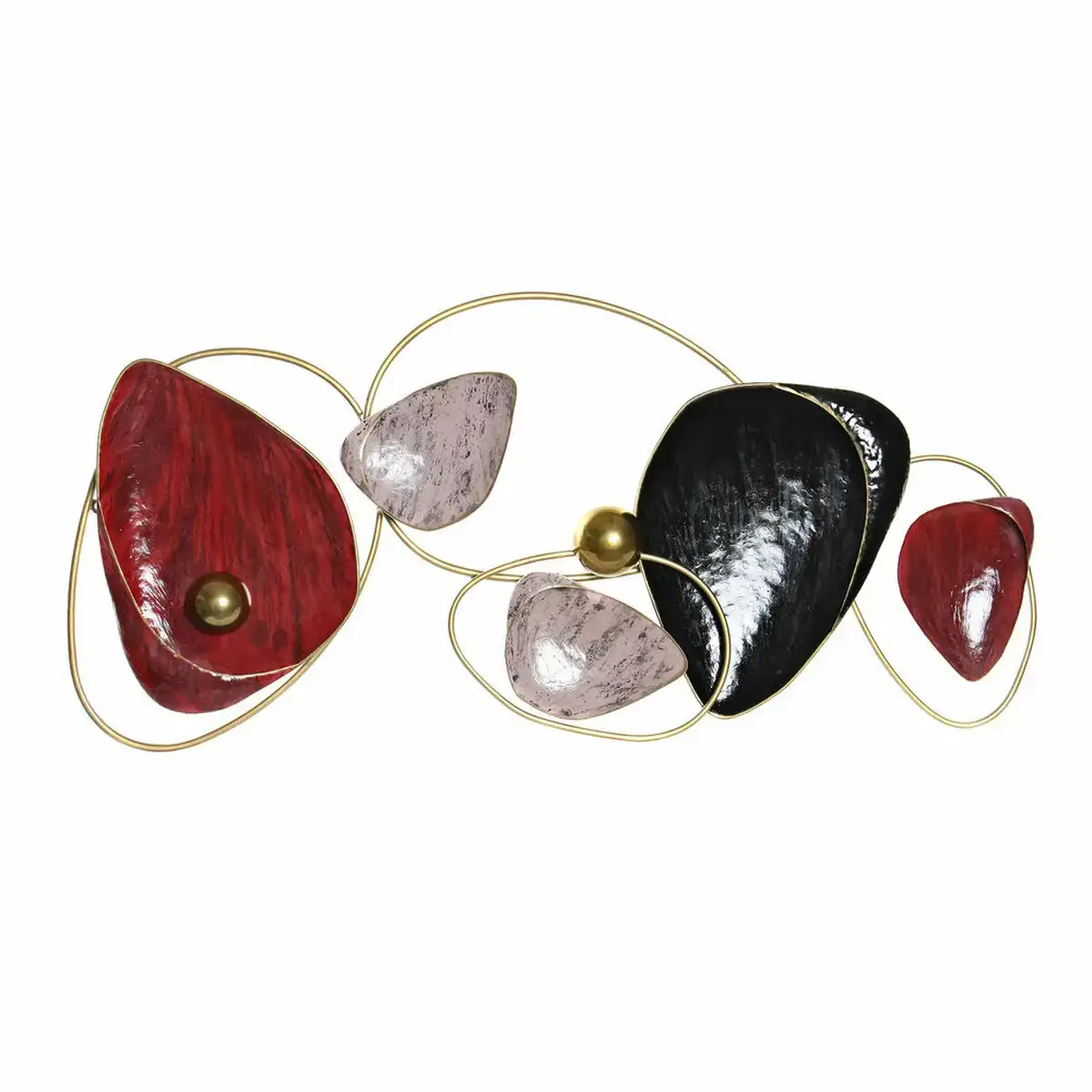 Decoration murale dkd home decor rouge noir dore metal 123 x 10 x 65 cm _9684. DIAYTAR COTE D'IVOIRE - L'Art de Magasiner sans Frontières. Parcourez notre vaste sélection d'articles et trouvez tout ce dont vous avez besoin, du chic à l'authentique, du moderne au traditionnel.