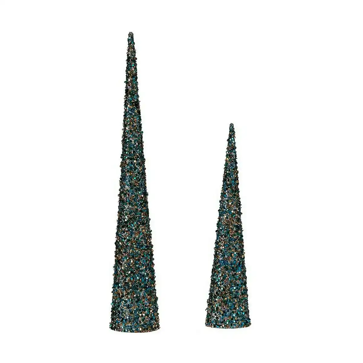Decoration noel cones paillettes bleu dore plastique_9409. DIAYTAR COTE D'IVOIRE - Votre Destination Shopping de Confiance. Naviguez à travers notre boutique en ligne et profitez d'une sélection soigneusement choisie de produits qui répondent à toutes vos exigences.