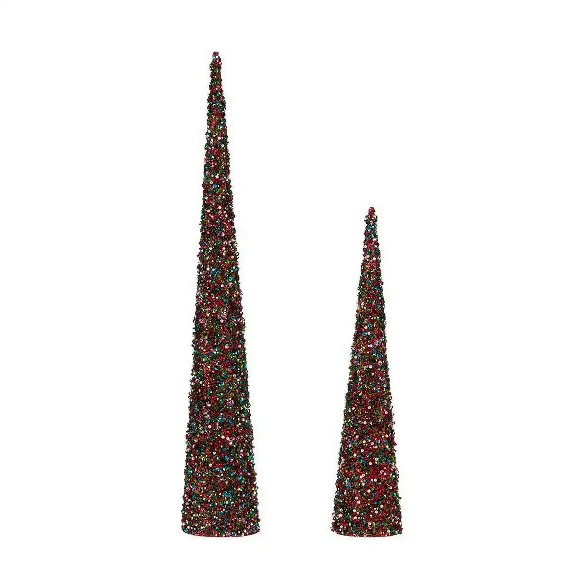 Decoration noel cones paillettes bleu fuchsia plastique_9451. Bienvenue sur DIAYTAR COTE D'IVOIRE - Où Chaque Produit a son Charme. Explorez notre sélection minutieuse et trouvez des articles qui vous séduisent et vous inspirent.