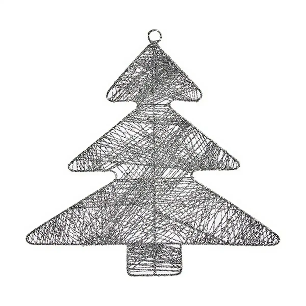 Decorations de noel argente sapin de noel 36 7 x 0 2 x 37 5 cm metal plastique_2184. DIAYTAR COTE D'IVOIRE - Votre Boutique en Ligne, Votre Histoire. Explorez notre sélection et découvrez des produits qui reflètent votre parcours et vos aspirations, un achat à la fois.