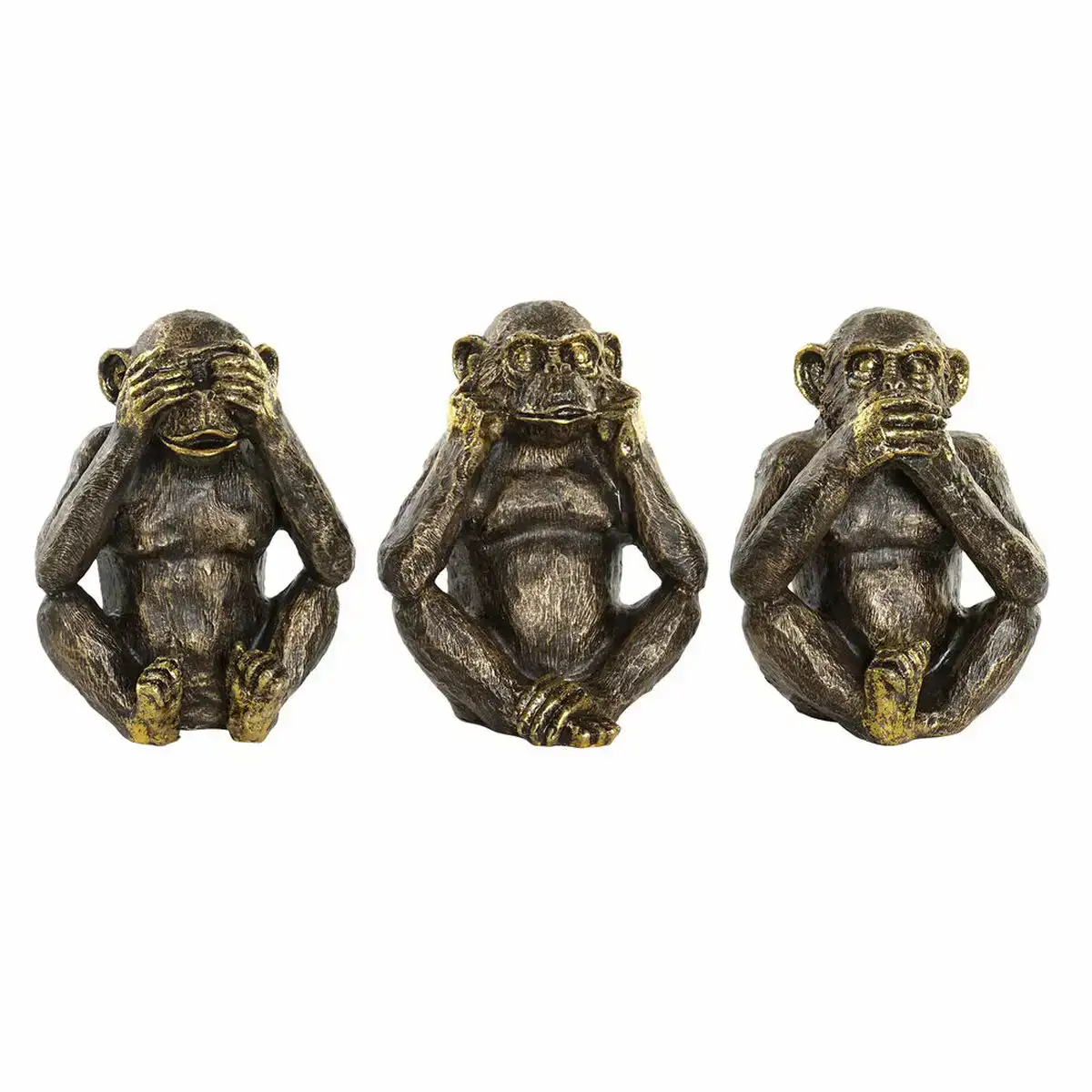 Decorations de noel dkd home decor singe dore resine 15 x 12 x 19 cm 3 unites _5968. Bienvenue sur DIAYTAR COTE D'IVOIRE - Où l'Élégance Rencontrer la Tradition. Explorez notre gamme variée et trouvez des articles qui marient le chic moderne au charme ancestral.