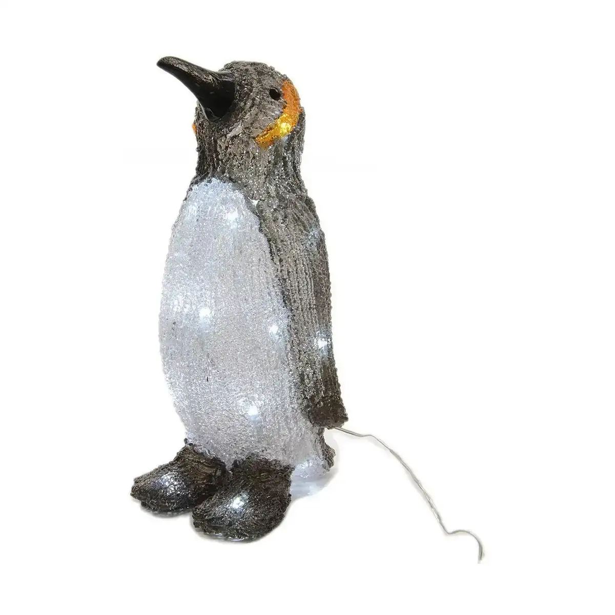 Decorations de noel lumineo pingouin blanc 17 x 16 x 33 cm _7126. DIAYTAR COTE D'IVOIRE - Là où Choisir est une Célébration de l'Artisanat. Explorez notre gamme variée et choisissez des produits qui incarnent la tradition et le talent des artisans du Côte d'Ivoire.
