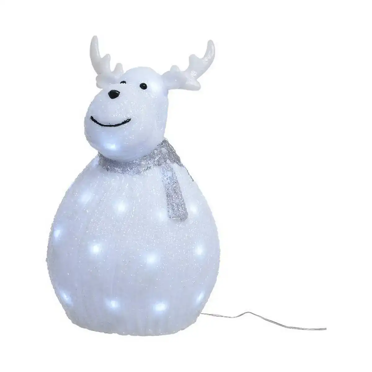 Decorations de noel lumineo renne blanc 21 x 24 x27 cm _6485. DIAYTAR COTE D'IVOIRE - Où Choisir Devient une Découverte. Explorez notre boutique en ligne et trouvez des articles qui vous surprennent et vous ravissent à chaque clic.