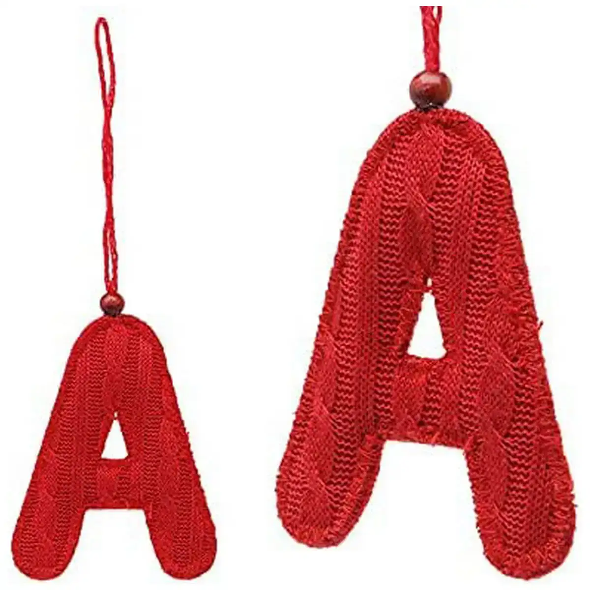 Decorations de noel pendentif textile lettre a_4199. DIAYTAR COTE D'IVOIRE - Votre Escale Shopping incontournable. Explorez notre boutique en ligne et dénichez des trésors qui reflètent la richesse culturelle et la modernité du Côte d'Ivoire.