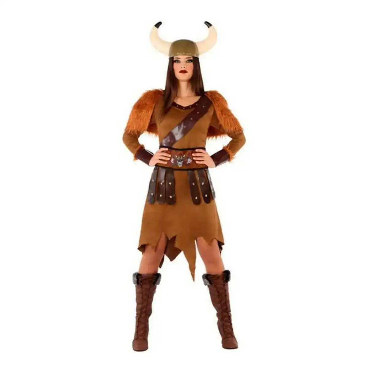 Deguisement pour adultes 114012 marron 3 pcs femme viking_8075. DIAYTAR COTE D'IVOIRE - Votre Marché Virtuel au Côte d'Ivoire. Parcourez notre boutique en ligne pour trouver des trésors cachés, des articles indispensables du quotidien aux joyaux artistiques.