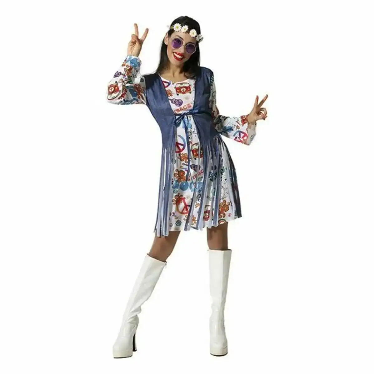 Deguisement pour adultes hippie_4580. Entrez dans l'Univers de DIAYTAR COTE D'IVOIRE - Où Choisir est un Plaisir. Explorez notre catalogue diversifié et trouvez des articles qui reflètent vos goûts et votre personnalité.