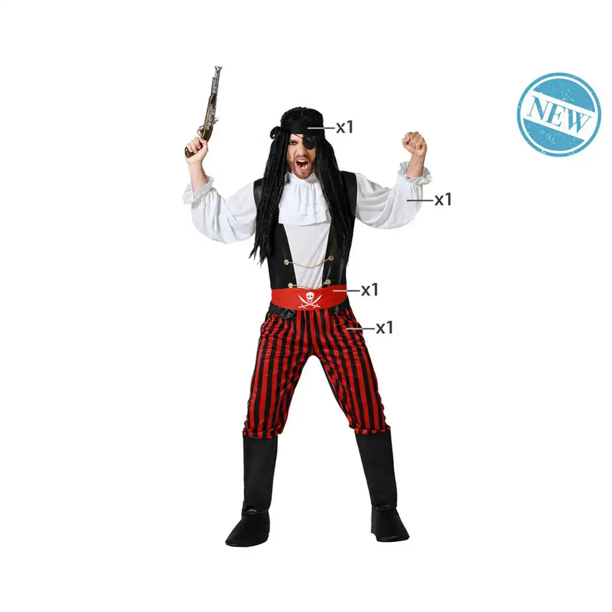Deguisement pour adultes homme pirate talla xs s_8419. Entrez dans l'Univers de DIAYTAR COTE D'IVOIRE - Où l'Élégance et la Variété se Rencontrent. Parcourez notre catalogue pour dénicher des articles qui ajoutent une touche d'élégance à votre vie.