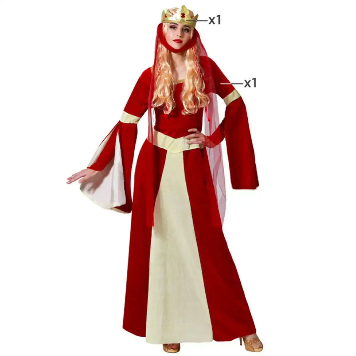Deguisement pour adultes th3 party 15435 rouge dame medievale xs s reconditionne a _5921. DIAYTAR COTE D'IVOIRE - Là où l'Élégance Devient un Mode de Vie. Naviguez à travers notre gamme et choisissez des produits qui apportent une touche raffinée à votre quotidien.