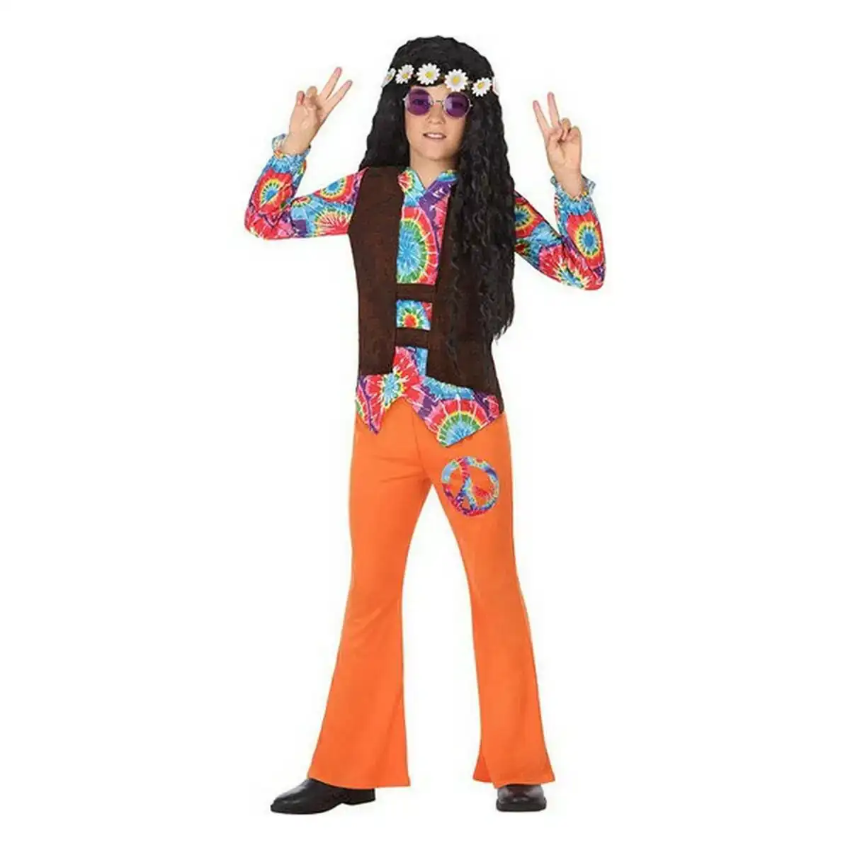 Deguisement pour enfants hippie orange 2 pcs _9765. DIAYTAR COTE D'IVOIRE - Là où les Possibilités sont Infinies. Parcourez nos catégories et laissez-vous séduire par des produits qui enrichiront votre quotidien, du pratique à l'esthétique.