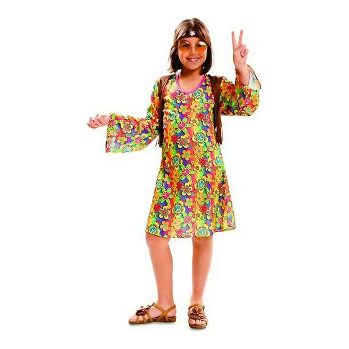 Deguisement pour enfants my other me hippie_1969. DIAYTAR COTE D'IVOIRE - Votre Boutique en Ligne, Votre Choix Illimité. Parcourez nos rayons et découvrez des produits qui vous inspirent, de la mode à la maison et bien plus.
