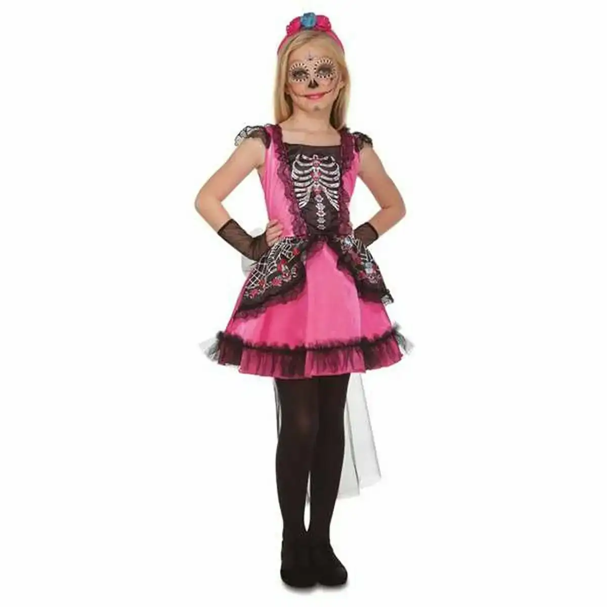 Deguisement pour enfants my other me noir rose catrina 3 pieces _5148. DIAYTAR COTE D'IVOIRE - L'Art de Vivre le Shopping Authentique. Découvrez notre boutique en ligne et trouvez des produits qui célèbrent la culture et l'héritage du Côte d'Ivoire.