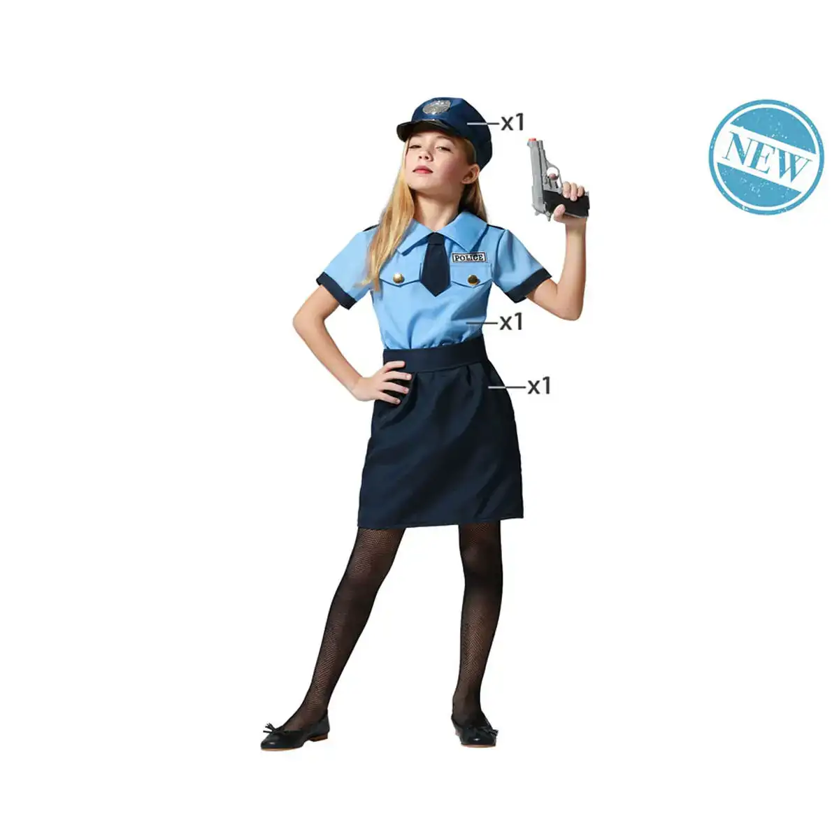 Deguisement pour enfants police 5 6 ans_4129. Bienvenue sur DIAYTAR COTE D'IVOIRE - Où Choisir est un Voyage Sensoriel. Plongez dans notre catalogue et trouvez des produits qui éveillent vos sens et embellissent votre quotidien.