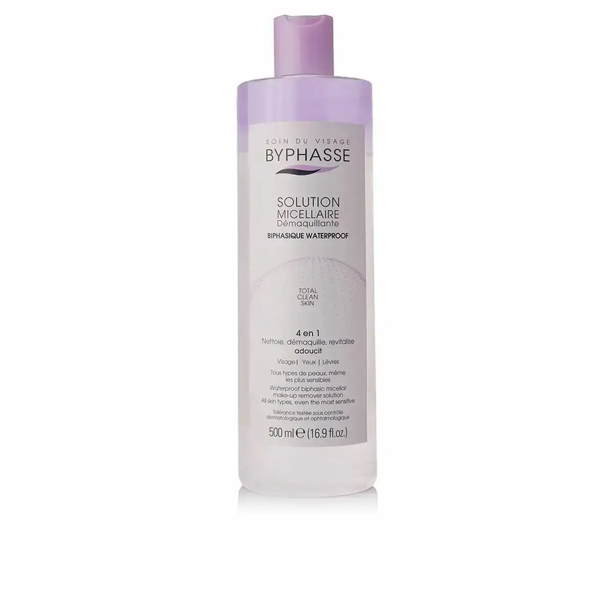 Demaquillant visage biphase byphasse solucion micelar micellaire 500 ml_7987. DIAYTAR COTE D'IVOIRE - Où la Tradition Renouvelée Rencontre l'Innovation. Explorez notre gamme de produits qui fusionnent l'héritage culturel avec les besoins contemporains.