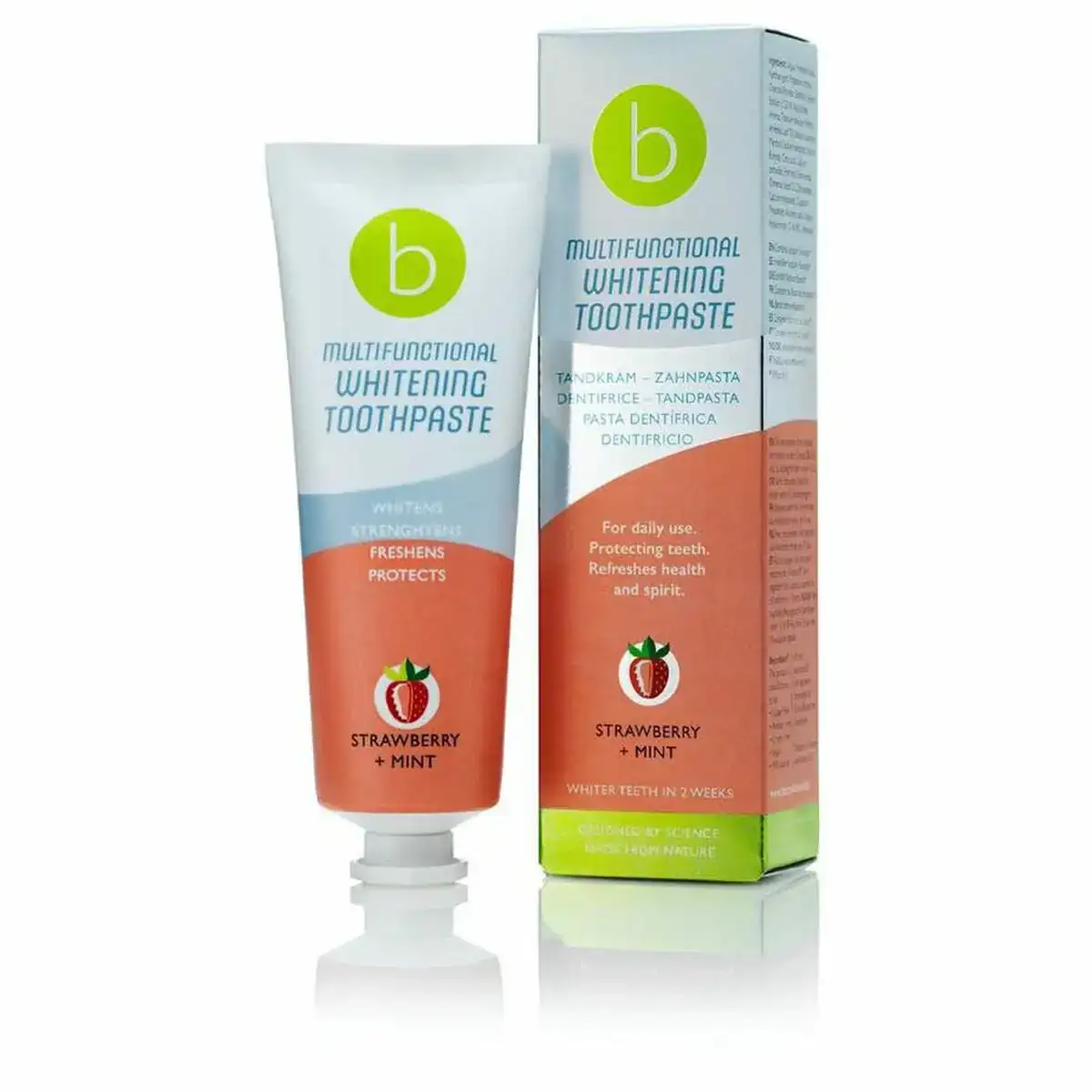 Dentifrice blanchissant multifunctional strawberry mint beconfident 75 ml _5493. DIAYTAR COTE D'IVOIRE - Votre Destination Shopping Authentique. Explorez notre boutique en ligne et découvrez des trésors qui reflètent l'âme du Côte d'Ivoire, pour une expérience shopping unique.