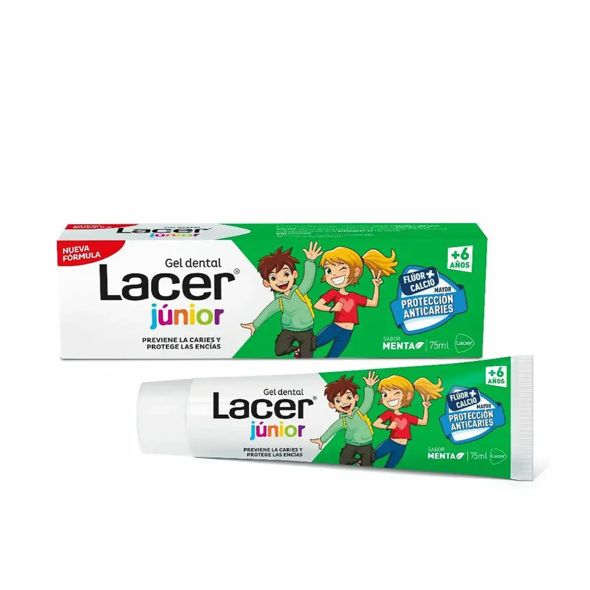 Dentifrice lacer menthe junior 75 ml _3088. DIAYTAR COTE D'IVOIRE - Là où Chaque Produit a son Histoire. Découvrez notre gamme de produits, chacun portant en lui le récit de l'artisanat et de la passion, pour vous offrir une expérience de shopping authentique.