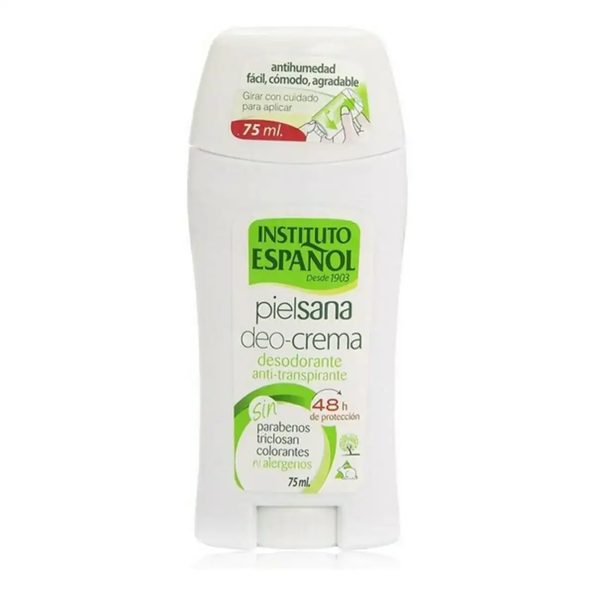 Deodorant en creme piel sana instituto espanol 75 ml _7292. DIAYTAR COTE D'IVOIRE - L'Équilibre Parfait entre Tradition et Modernité. Explorez notre collection pour trouver des produits qui incarnent la culture et la contemporanéité du Côte d'Ivoire.