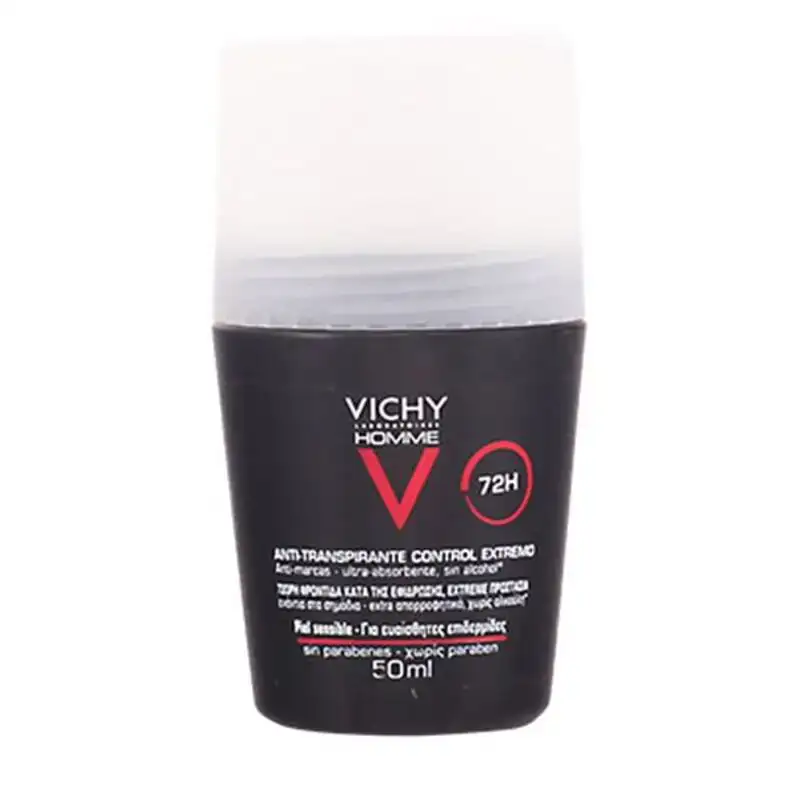 Deodorant roll on vichy homme 50 ml_9794. DIAYTAR COTE D'IVOIRE - Votre Marché Virtuel au Côte d'Ivoire. Parcourez notre boutique en ligne pour trouver des trésors cachés, des articles indispensables du quotidien aux joyaux artistiques.