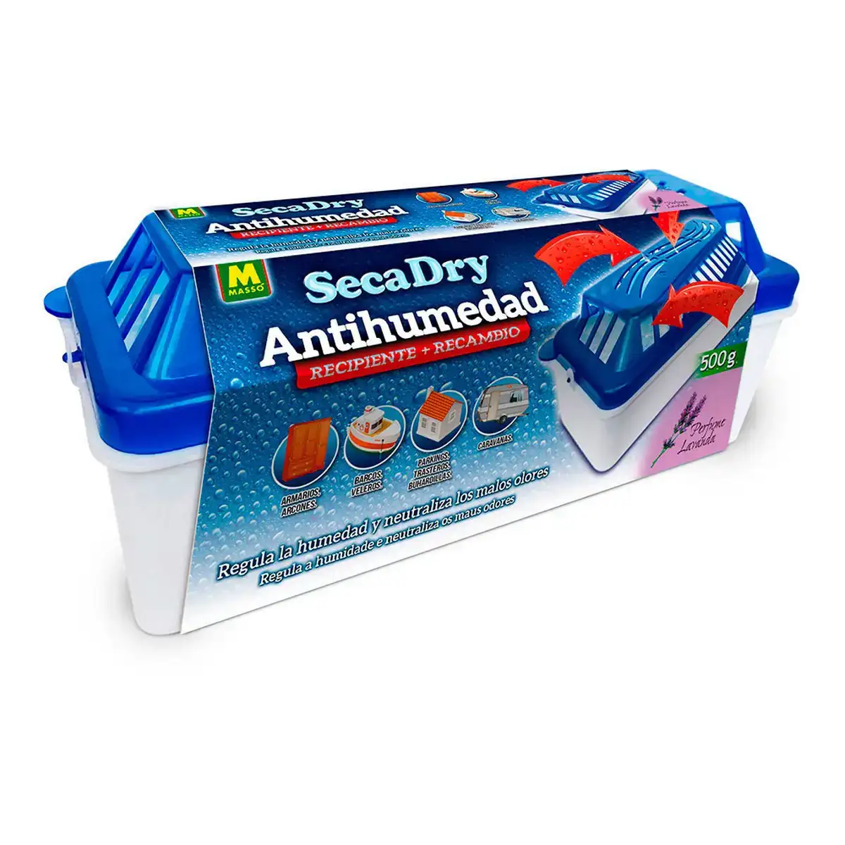 Deshumidificateur masso secadry 231647 rechange anti humidite 500 g_8818. DIAYTAR COTE D'IVOIRE - Où le Shopping Devient une Aventure Culturelle. Plongez dans notre univers de produits qui célèbrent l'héritage et l'artisanat du Côte d'Ivoire.