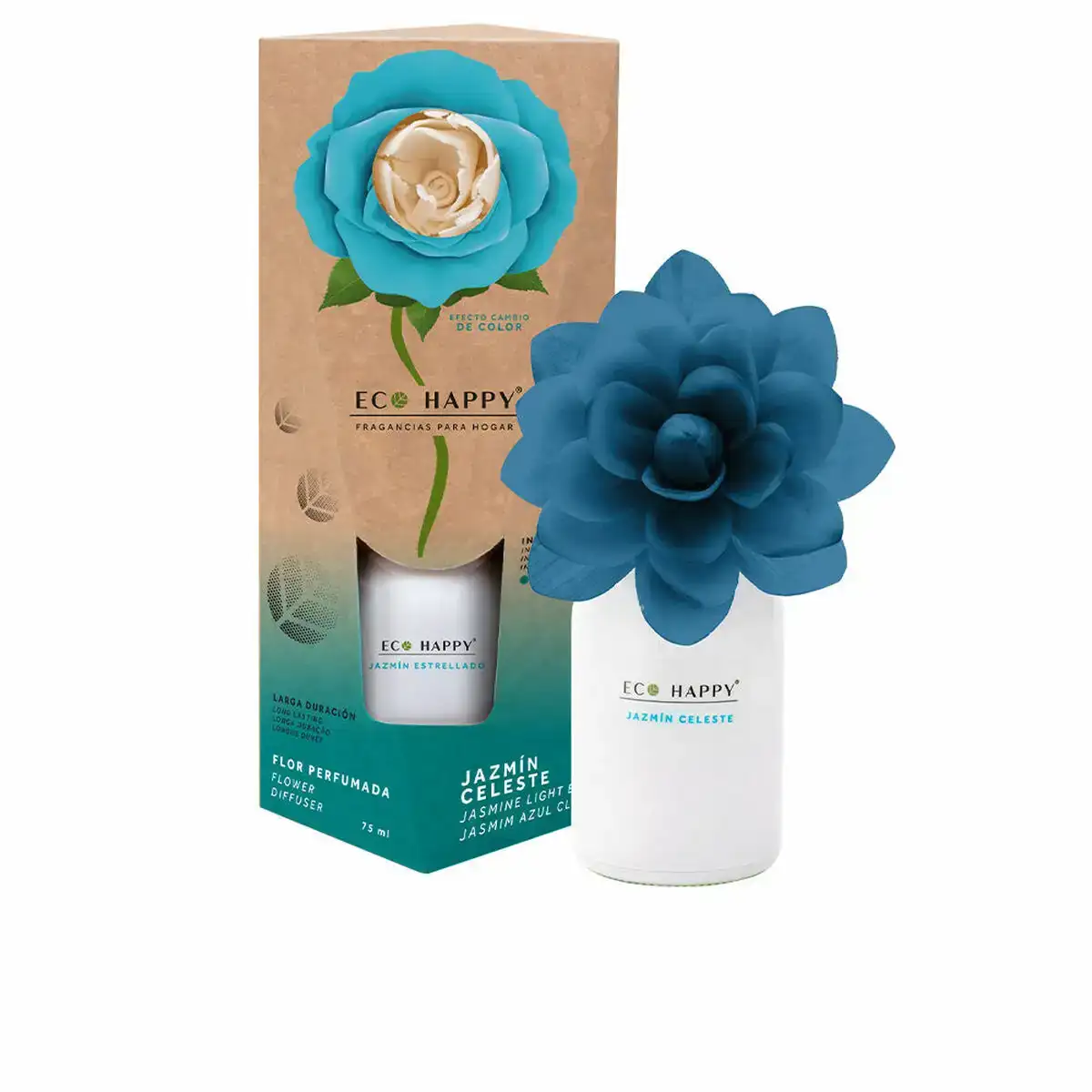 Desodorisant eco happy fleur jasmin 75 ml _5334. Bienvenue sur DIAYTAR COTE D'IVOIRE - Où Choisir est un Voyage Sensoriel. Plongez dans notre catalogue et trouvez des produits qui éveillent vos sens et embellissent votre quotidien.