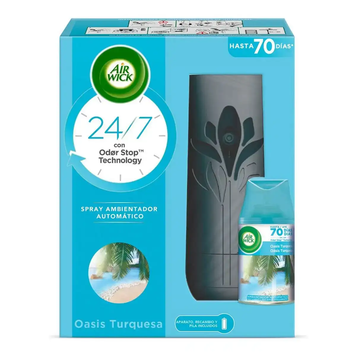 Desodorisant freshmatic oasis air wick 250 ml _7396. DIAYTAR COTE D'IVOIRE - L'Univers de l'Élégance Accessible. Plongez dans notre catalogue et choisissez des produits qui allient sophistication et accessibilité pour un shopping exquis.