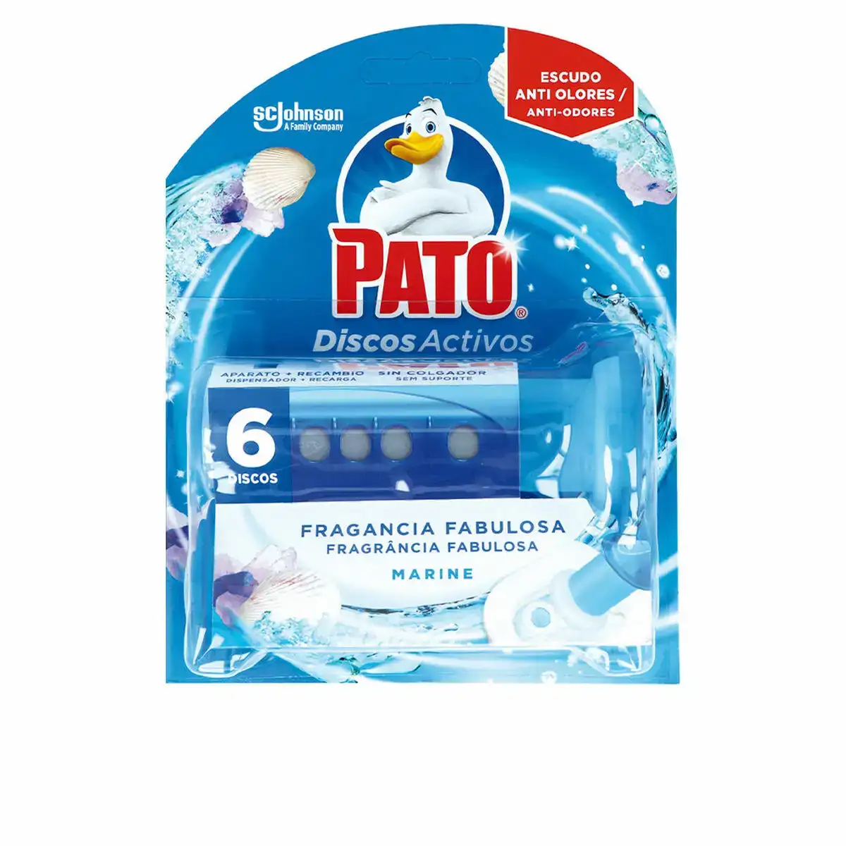 Desodorisant pour toilettes pato discos activos marin 6 unites desinfectant_5495. DIAYTAR COTE D'IVOIRE - L'Équilibre Parfait entre Tradition et Modernité. Explorez notre collection pour trouver des produits qui incarnent la culture et la contemporanéité du Côte d'Ivoire.
