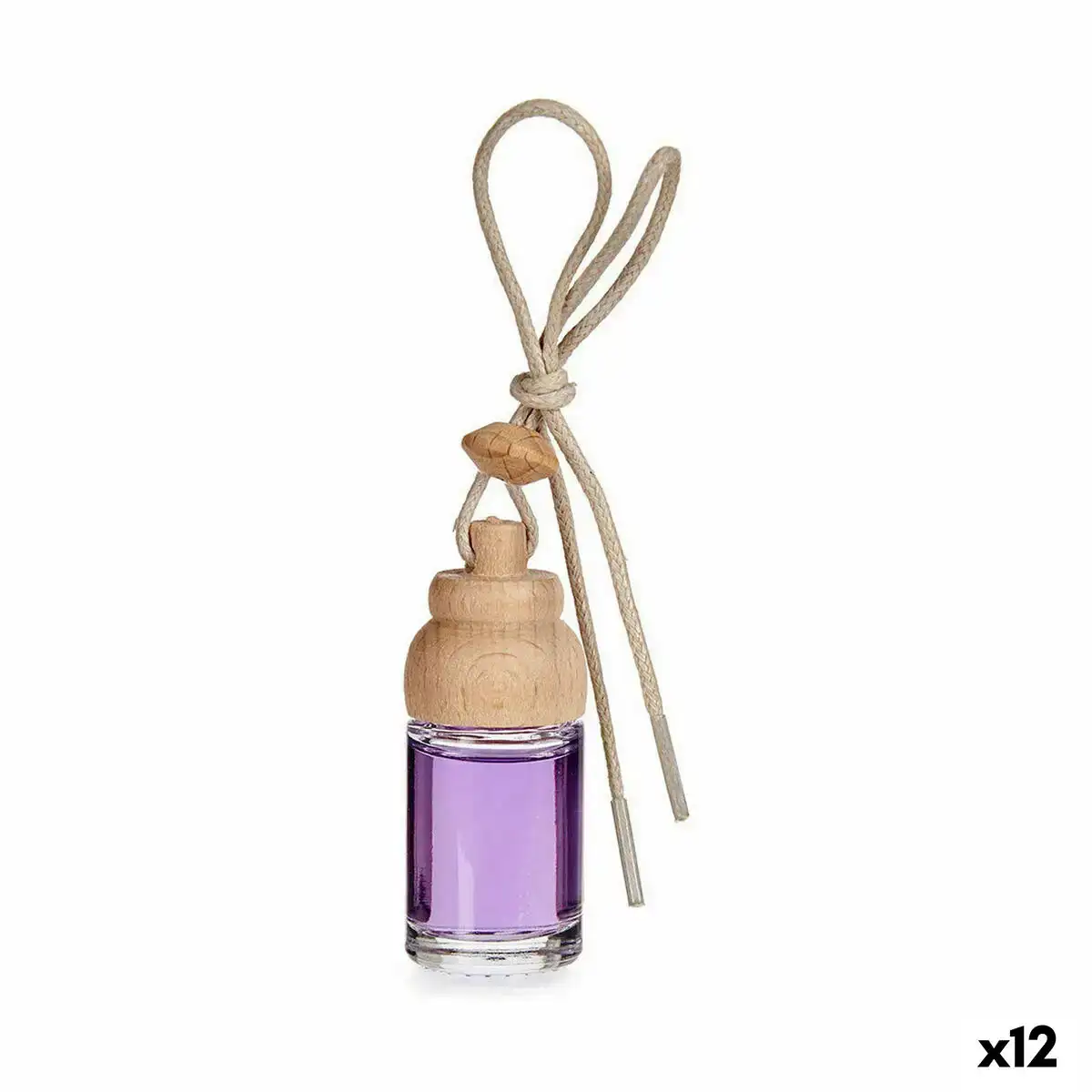 Desodorisant pour voiture lavande bois verre 8 ml 12 unites _7615. DIAYTAR COTE D'IVOIRE - Votre Escale Shopping incontournable. Explorez notre boutique en ligne et dénichez des trésors qui reflètent la richesse culturelle et la modernité du Côte d'Ivoire.