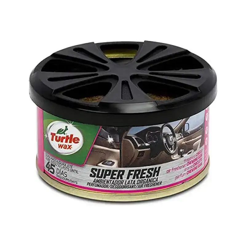 Desodorisant pour voiture turtle wax super fresh plaque chewing gum_3760. DIAYTAR COTE D'IVOIRE - Votre Destination Shopping Authentique. Explorez notre boutique en ligne et découvrez des trésors qui reflètent l'âme du Côte d'Ivoire, pour une expérience shopping unique.
