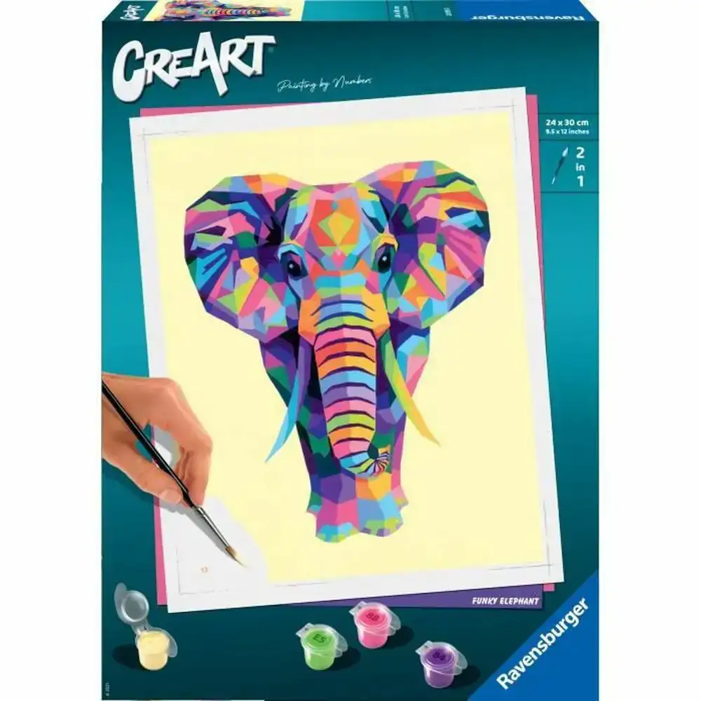 Dessins a peindre ravensburger creart large elephant 24 x 30 cm_7528. Bienvenue sur DIAYTAR COTE D'IVOIRE - Là où le Shopping Devient une Aventure. Explorez notre catalogue et dénichez des trésors qui élargiront votre horizon shopping.