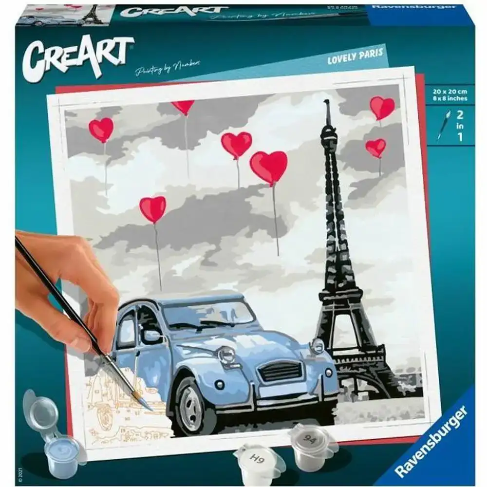 Dessins a peindre ravensburger creart square paris 20 x 20 cm_4218. Découvrez DIAYTAR COTE D'IVOIRE - Là où le Choix Rencontre la Qualité. Parcourez notre gamme diversifiée et choisissez parmi des produits conçus pour exceller dans tous les aspects de votre vie.