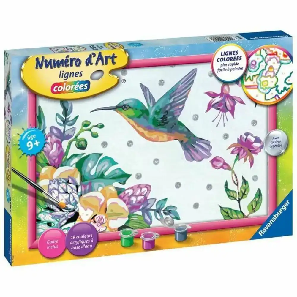 Dessins a peindre ravensburger hummingbird and exotic flowers_6586. DIAYTAR COTE D'IVOIRE - L'Art de Vivre le Shopping en Ligne. Découvrez notre plateforme intuitive et trouvez des produits qui vous inspirent et vous enchantent, à chaque clic.