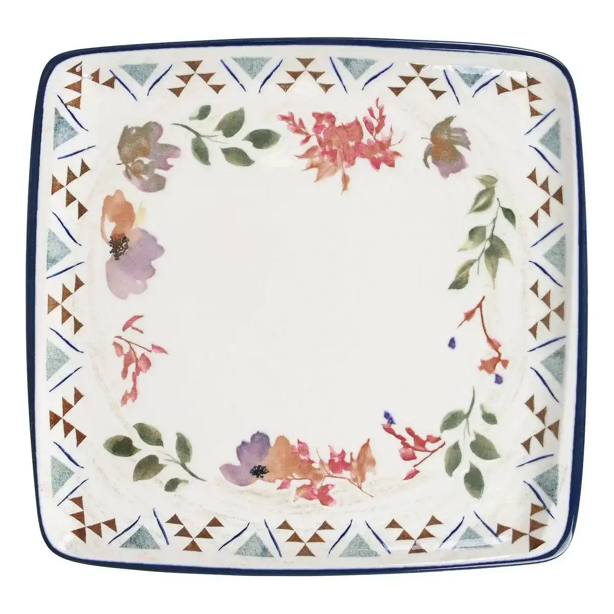 Dessous d assiette inde porcelaine 32 x 31 x 2 cm_7077. DIAYTAR COTE D'IVOIRE - Votre Boutique en Ligne, Votre Choix Illimité. Parcourez nos rayons et découvrez des produits qui vous inspirent, de la mode à la maison et bien plus.