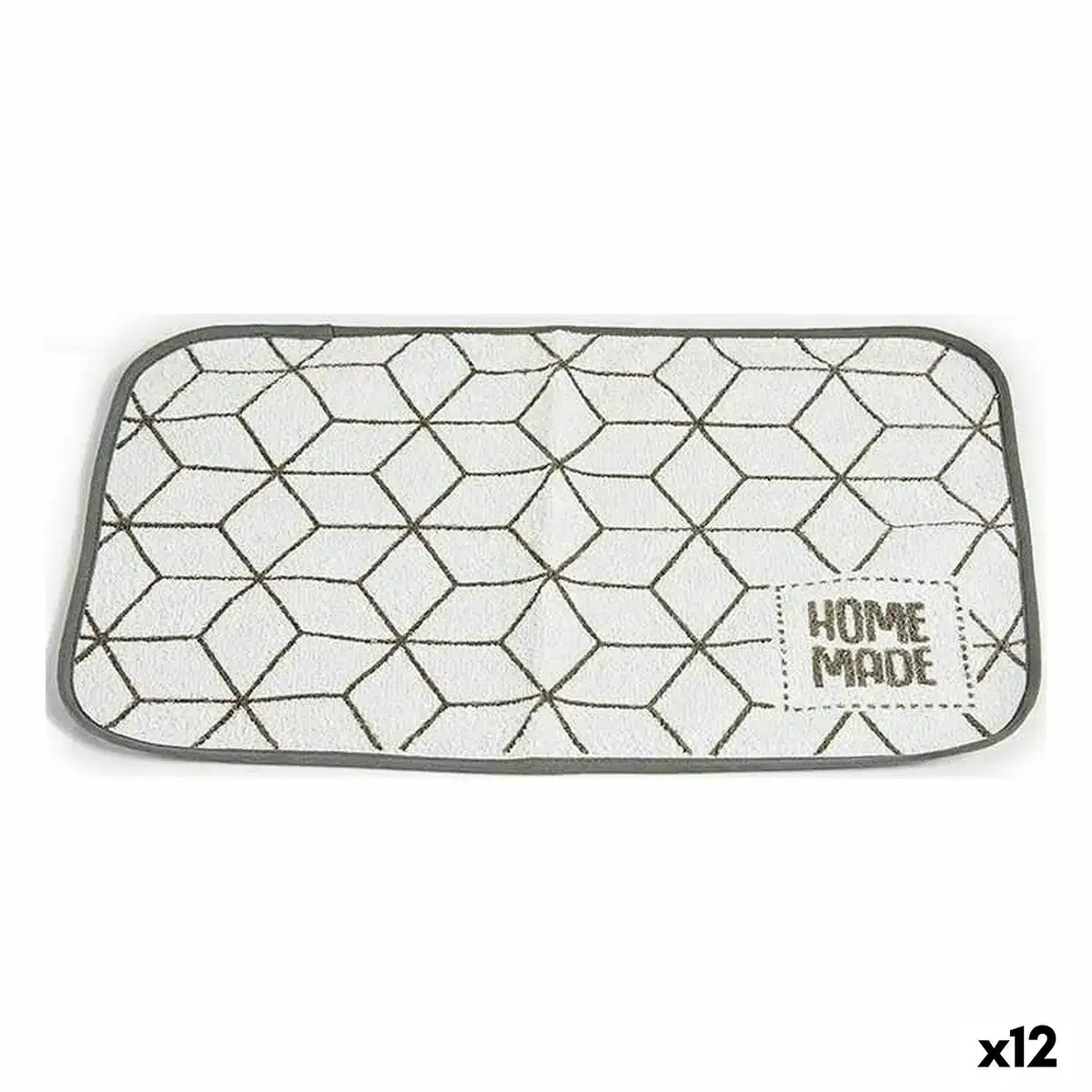 Dessous de plat 33 x 0 3 x 48 cm gris blanc 12 unites _4070. Bienvenue chez DIAYTAR COTE D'IVOIRE - Où Chaque Objet a sa Propre Histoire. Découvrez notre sélection soigneusement choisie et choisissez des produits qui racontent le patrimoine sénégalais.