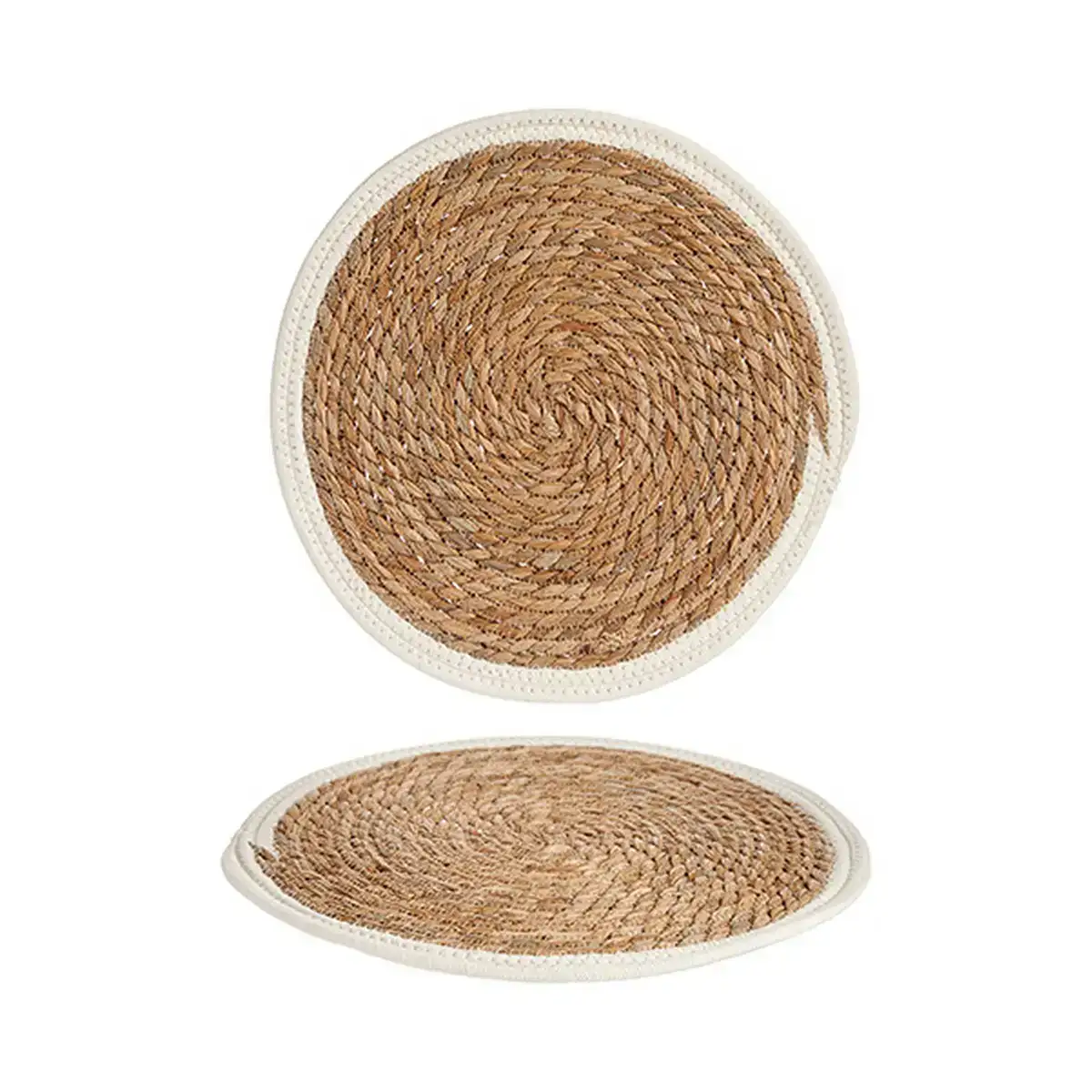 Dessous de plat blanc marron 35 x 1 x 35 cm naturel blanc_9834. DIAYTAR COTE D'IVOIRE - Votre Destination Shopping pour Tous. Parcourez notre boutique en ligne et découvrez une variété de produits pour satisfaire tous vos besoins et désirs.