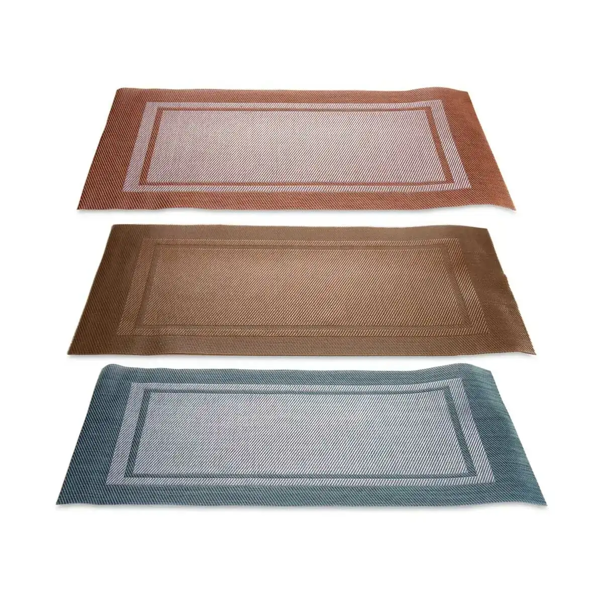 Dessous de plat bleu marron bronze_3972. DIAYTAR COTE D'IVOIRE - Où Choisir est une Célébration de l'Artisanat Local. Découvrez notre boutique en ligne et choisissez des produits qui incarnent la passion des artisans sénégalais.